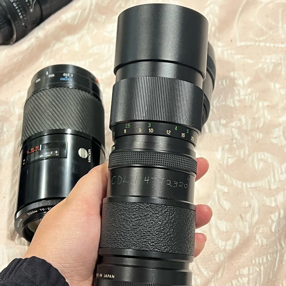 Lot of Camera lenses